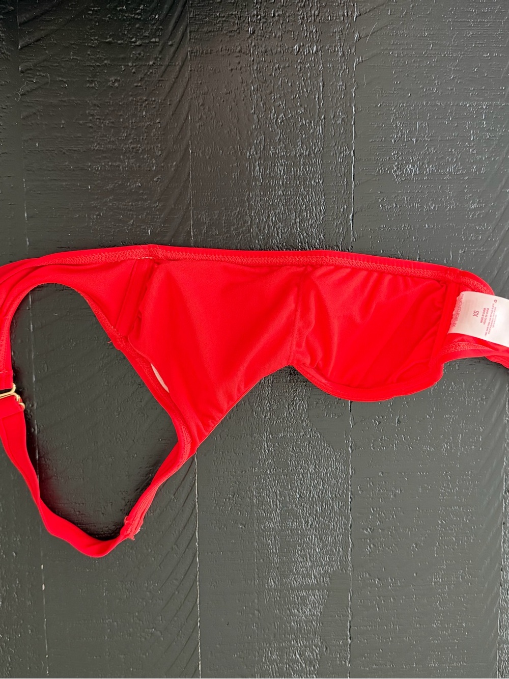 Xhilaration Red One-Shoulder Swim Top NEVER WORN!!! - Picture 2 of 3